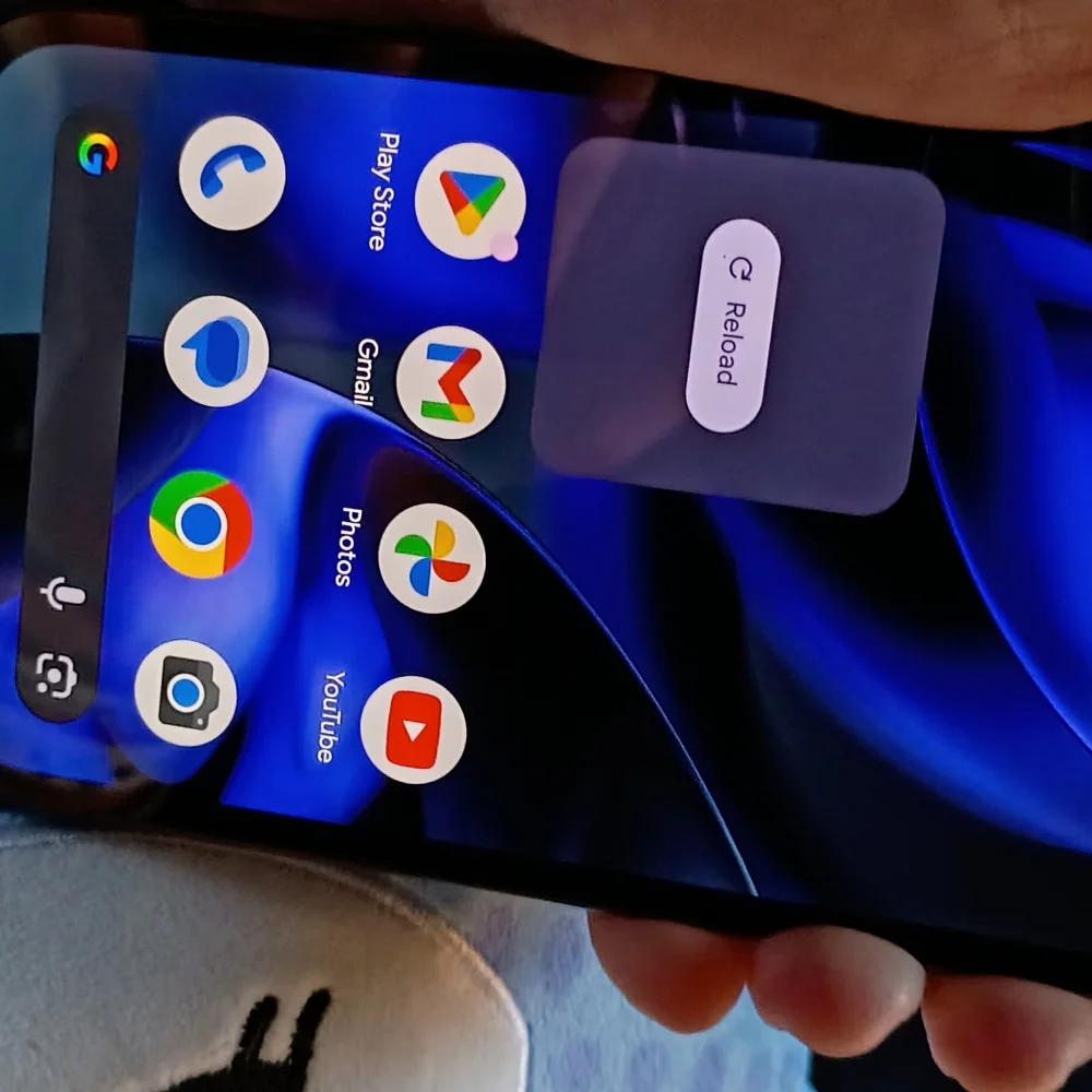 Google Smartphone with Black Frame